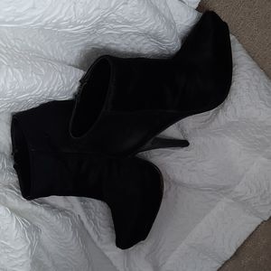 Circus Sam Edelman Calf hair Jacey black booties size 38 7 1/2.convo starter..